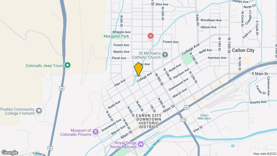 711 College Ave Map and Location Details