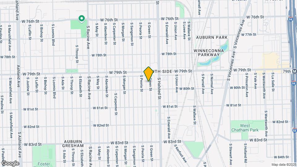 7940 S Green St Mapa y Detalles de la Ubicación