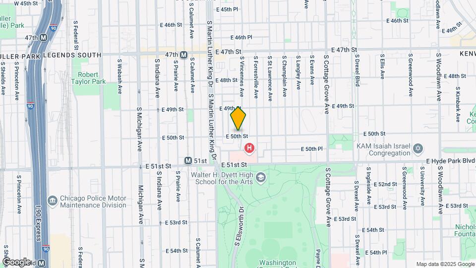 4956 S Vincennes Ave Map and Location Details