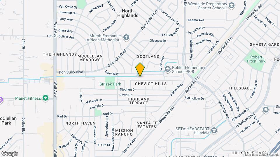 4053 Cornelia Way Map and Location Details