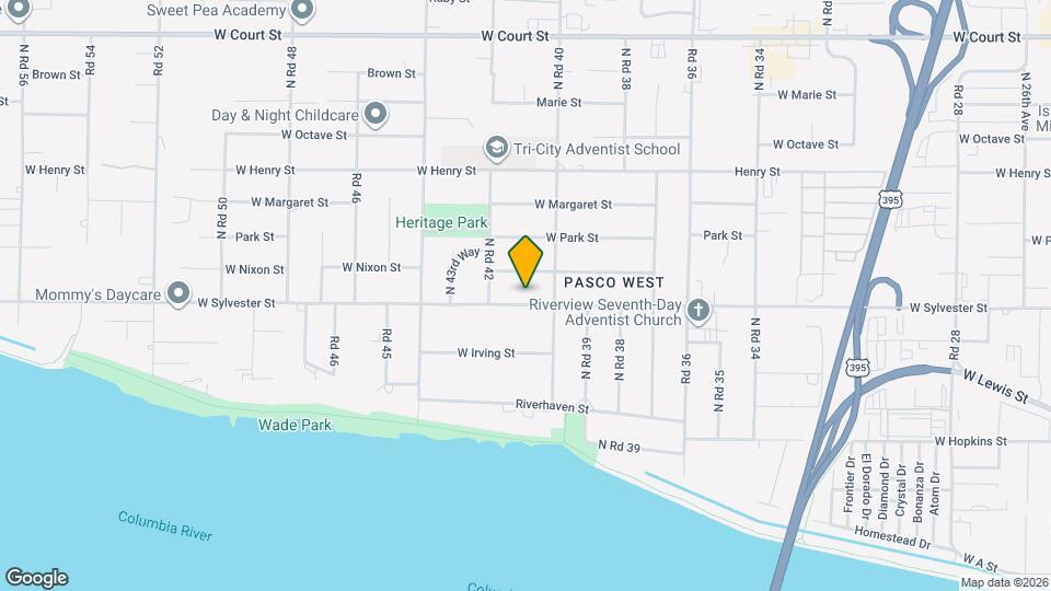 4021 W Sylvester St Map and Location Details