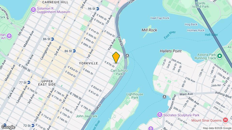 170 East End Ave Map and Location Details