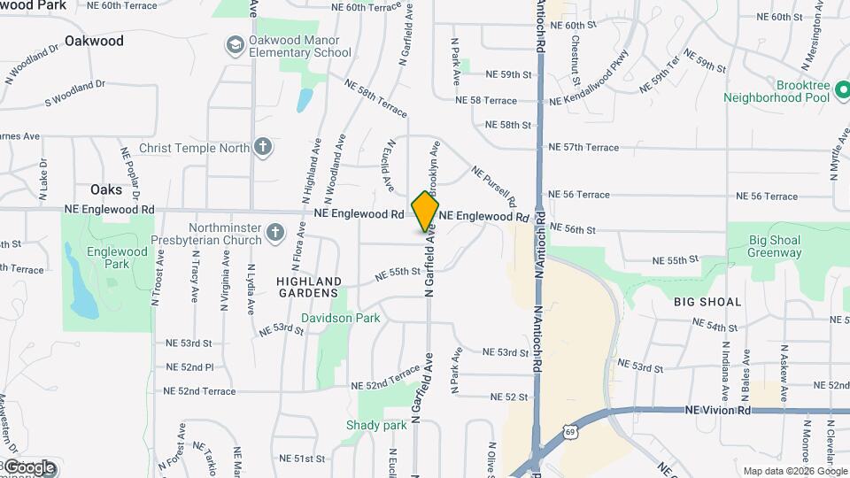 5540 N Garfield Ave Map and Location Details