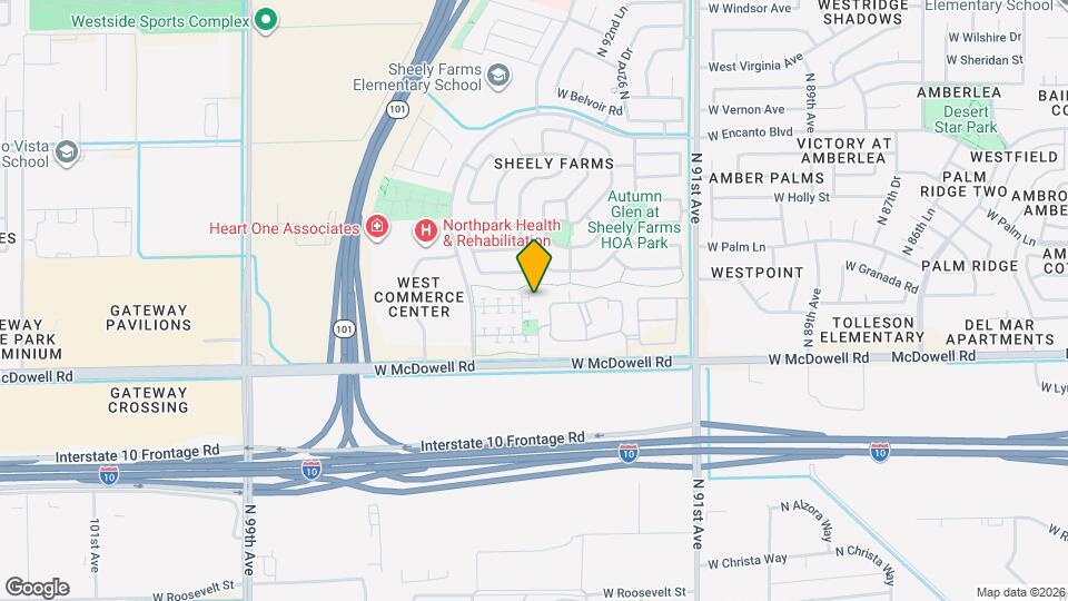 1809 N 94th Ave Map and Location Details