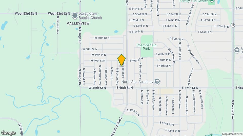 4676 N Boston Pl Map and Location Details