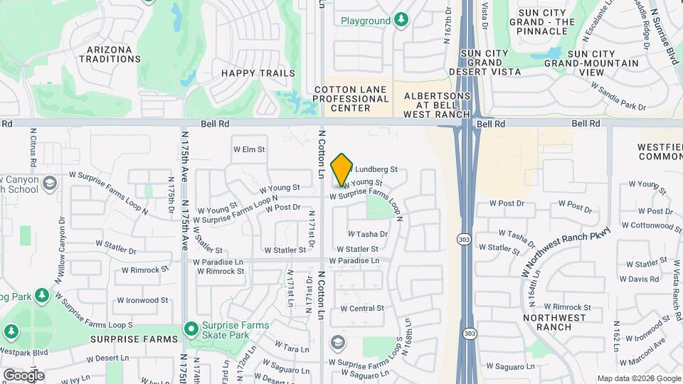 17067 W Young St Map and Location Details