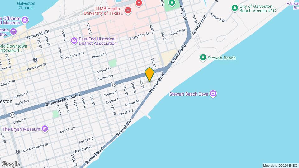 801 Avenue K Ave Map and Location Details