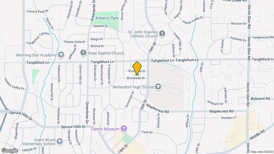 2230 Brookside Dr Map and Location Details