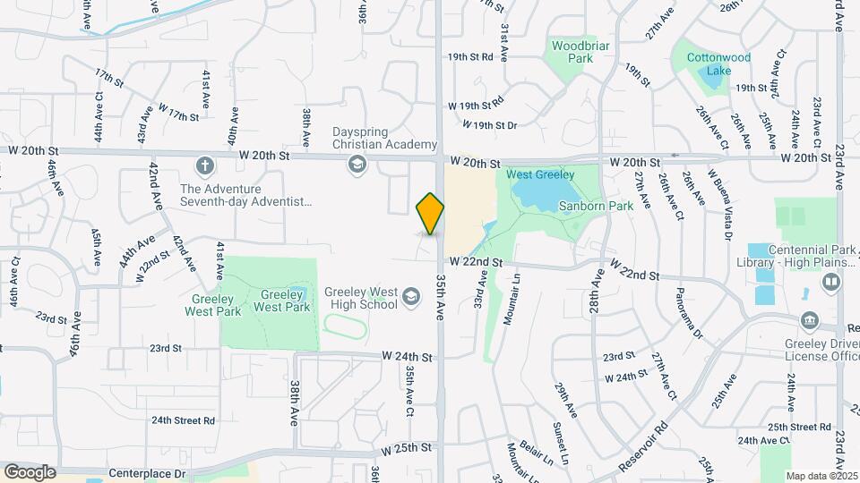 2172 35th Avenue Ct Map and Location Details