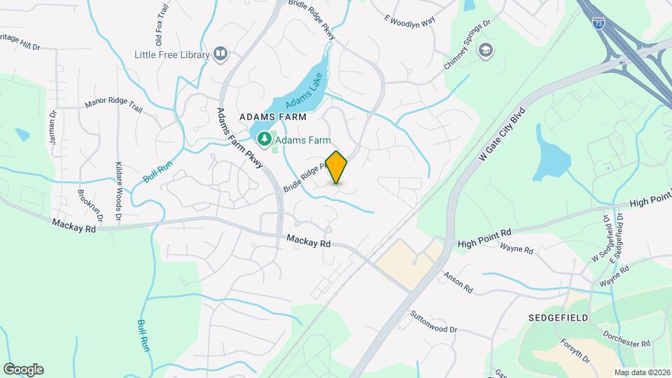 2 Valley Stream Ct Map and Location Details