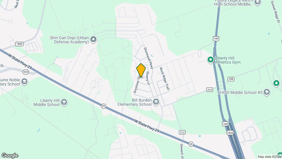 412 Drystone Trail Map and Location Details