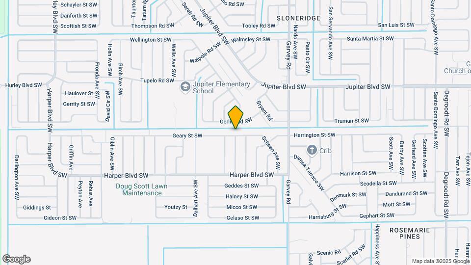 791 Geary St SW Map and Location Details