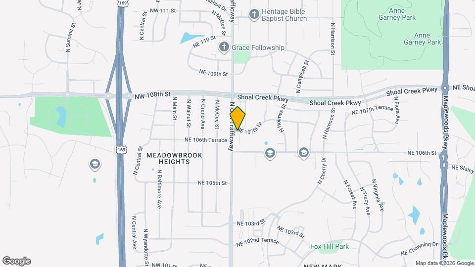 10630 N Locust Ct Map and Location Details