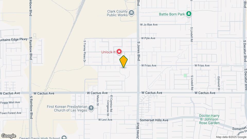 10325 S Bronco St Map and Location Details