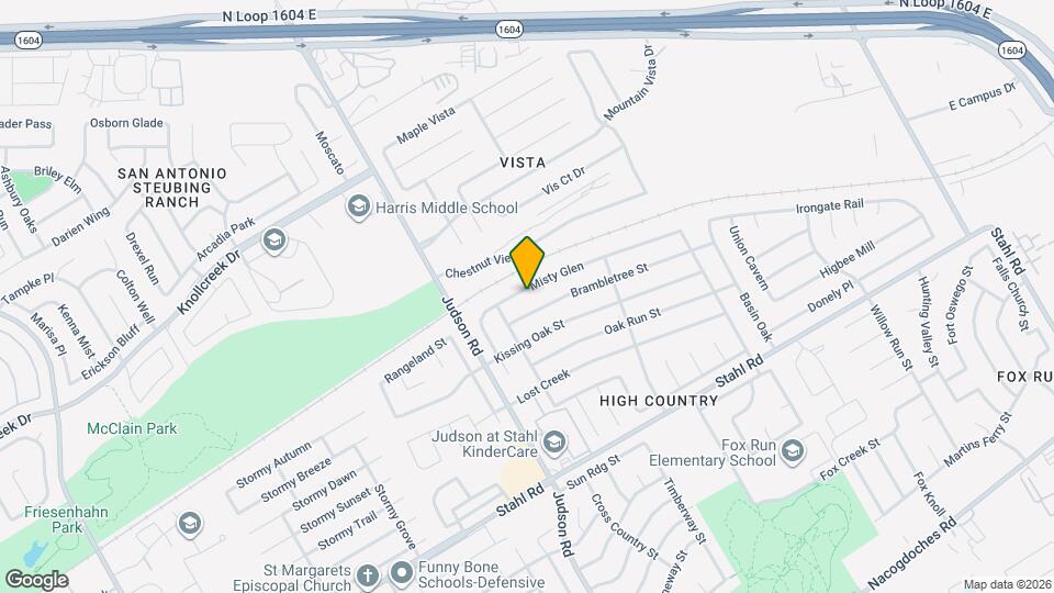 5722 Misty Glen Map and Location Details