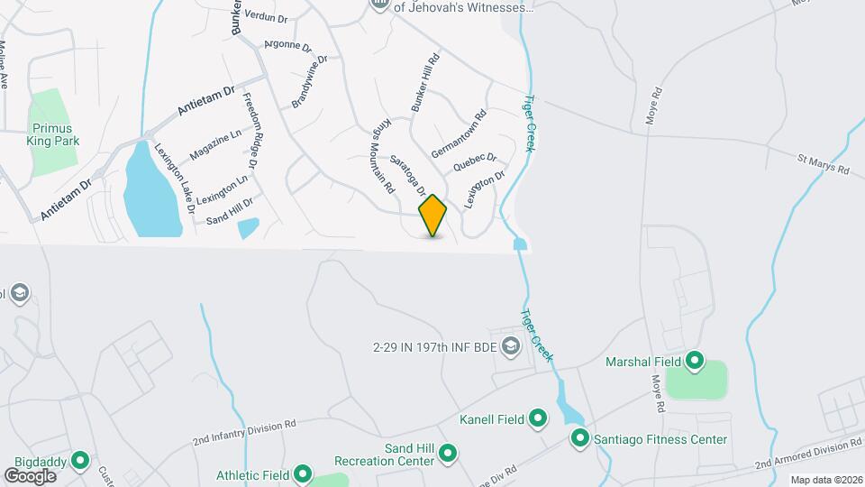 1447 Kings Mountain Rd Map and Location Details