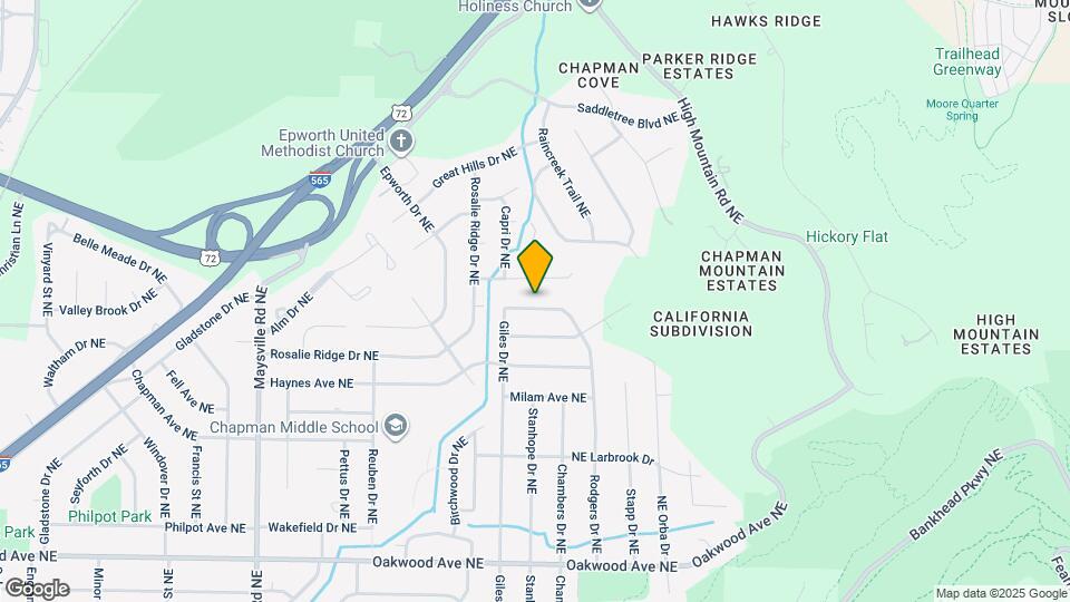 2316 Rodgers Dr NE Mapa y Detalles de la Ubicación