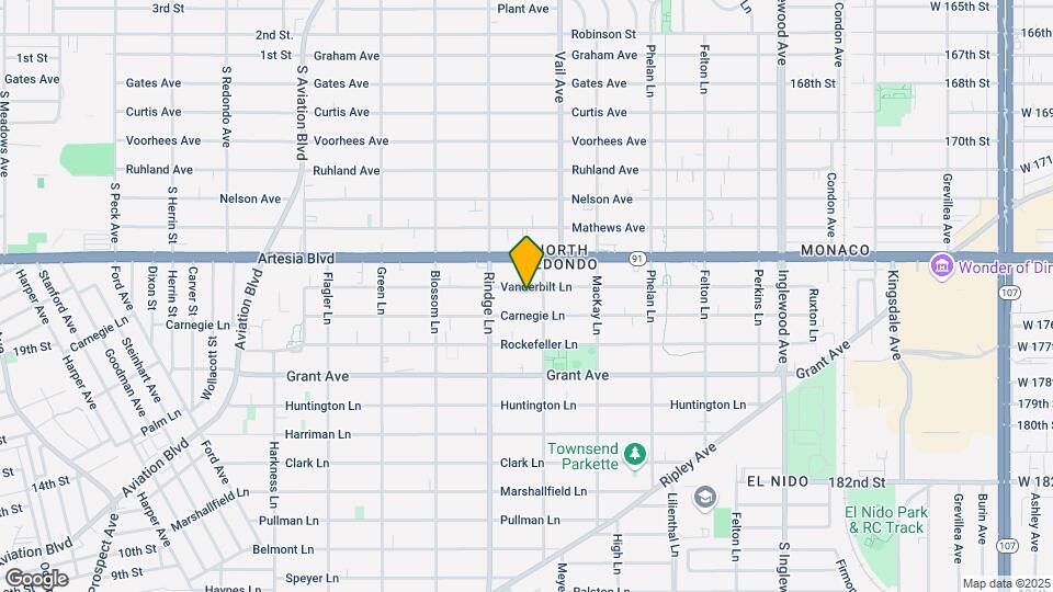 2216 Vanderbilt Ln Mapa y Detalles de la Ubicación