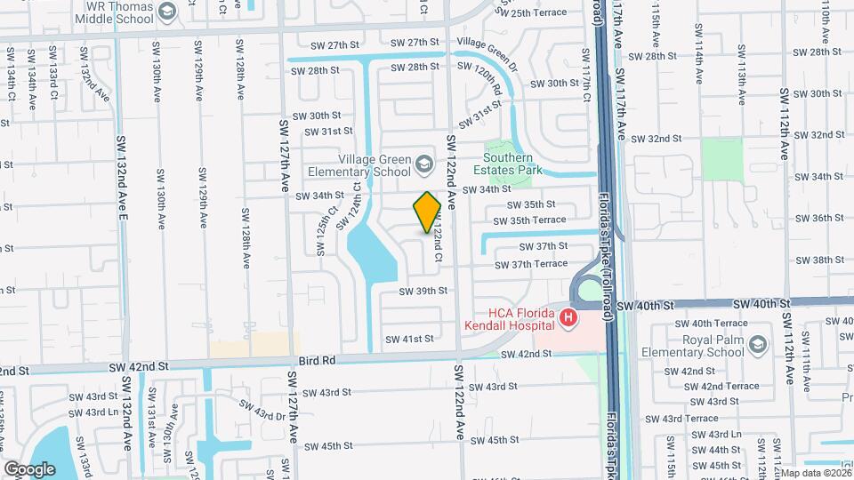 3605 SW 122nd Pl Map and Location Details