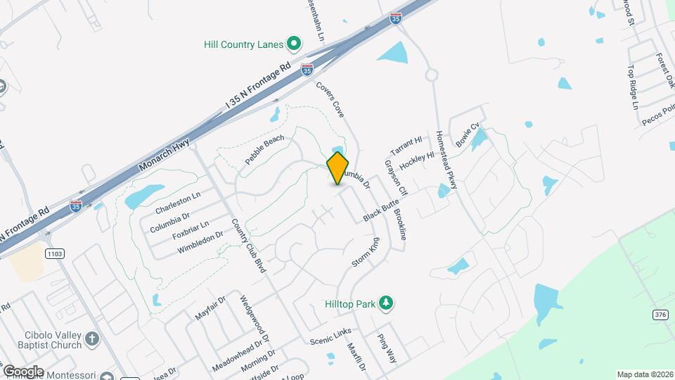 6117 Portchester Map and Location Details