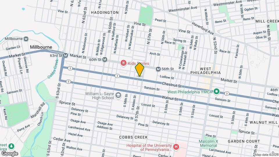5711 Chestnut St Map and Location Details