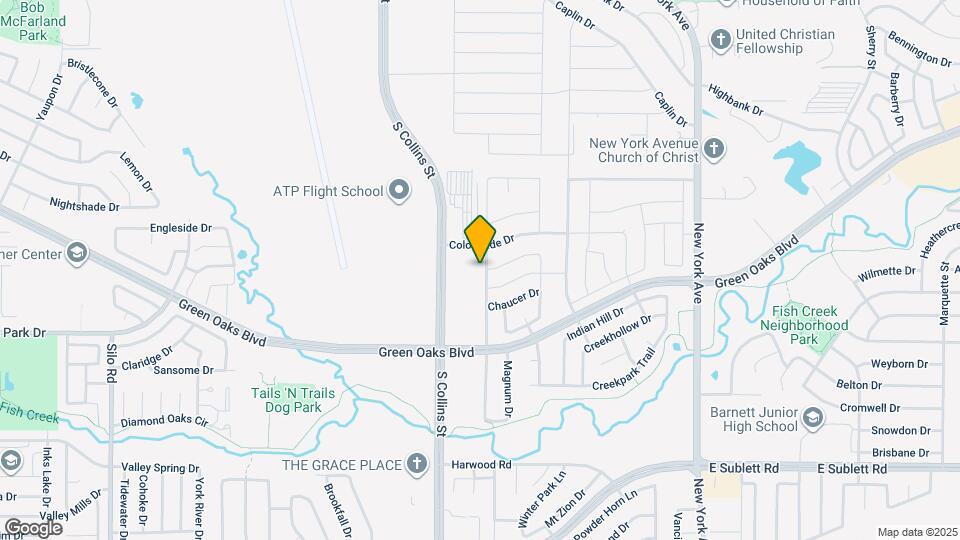 5520 Creekridge Dr Map and Location Details