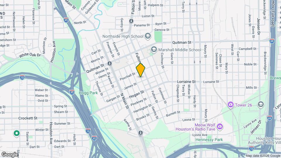 2023 Gentry St Map and Location Details