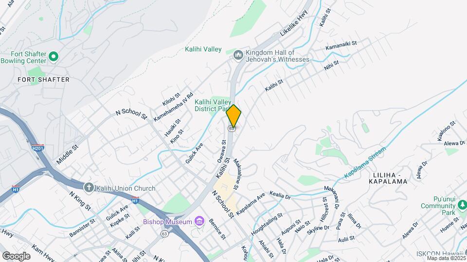 1902 Kalihi St Map and Location Details