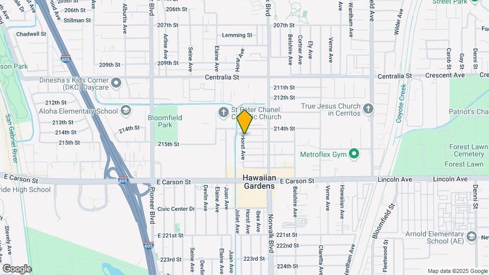 12103 215th St Map and Location Details