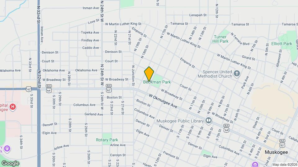 1602 W Broadway St Mapa y Detalles de la Ubicación