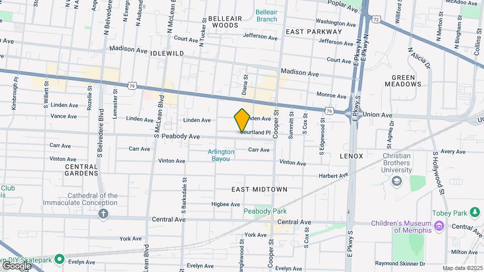 2050-2052 Peabody Ave Map and Location Details
