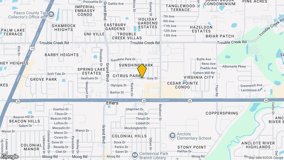 5824 Grey St Map and Location Details