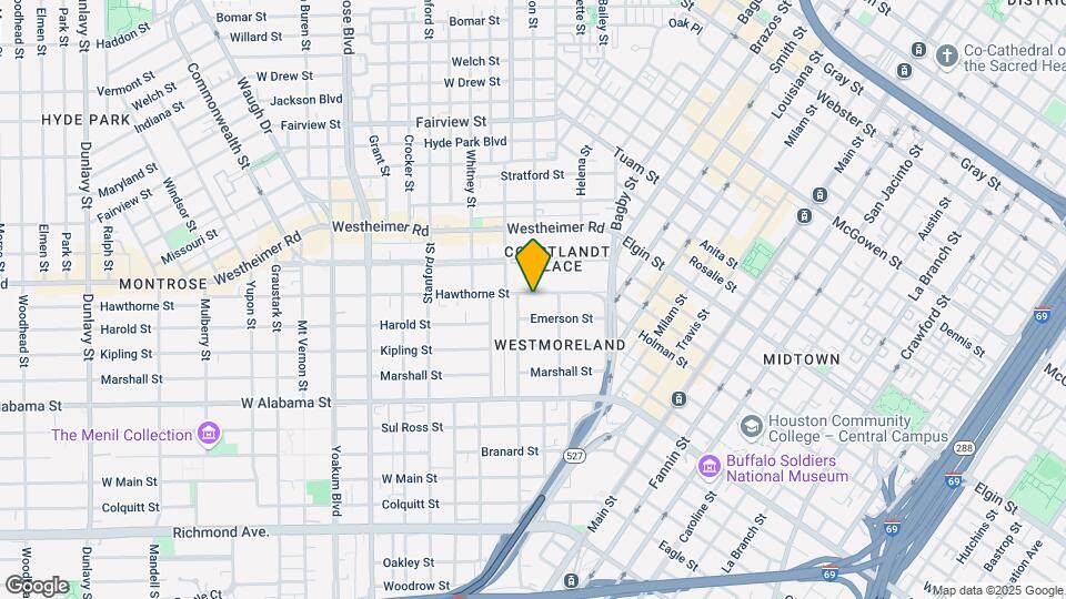 425 Hawthorne St Map and Location Details