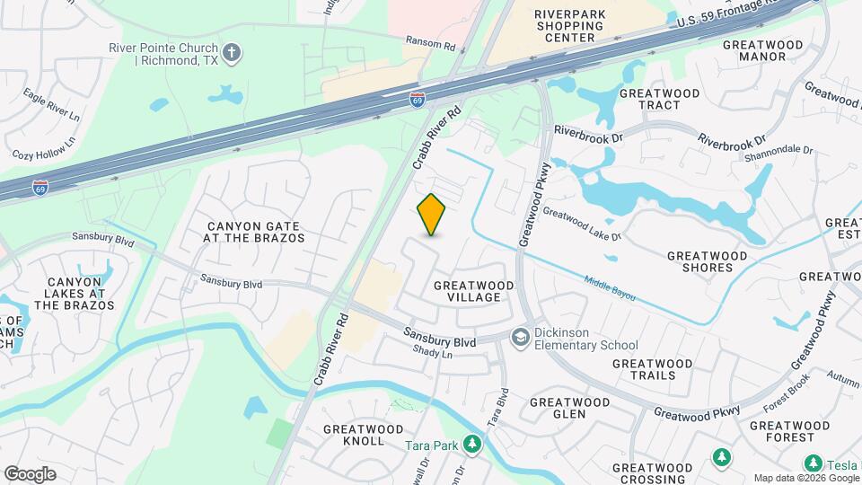 6703 Cypress Village Dr Map and Location Details