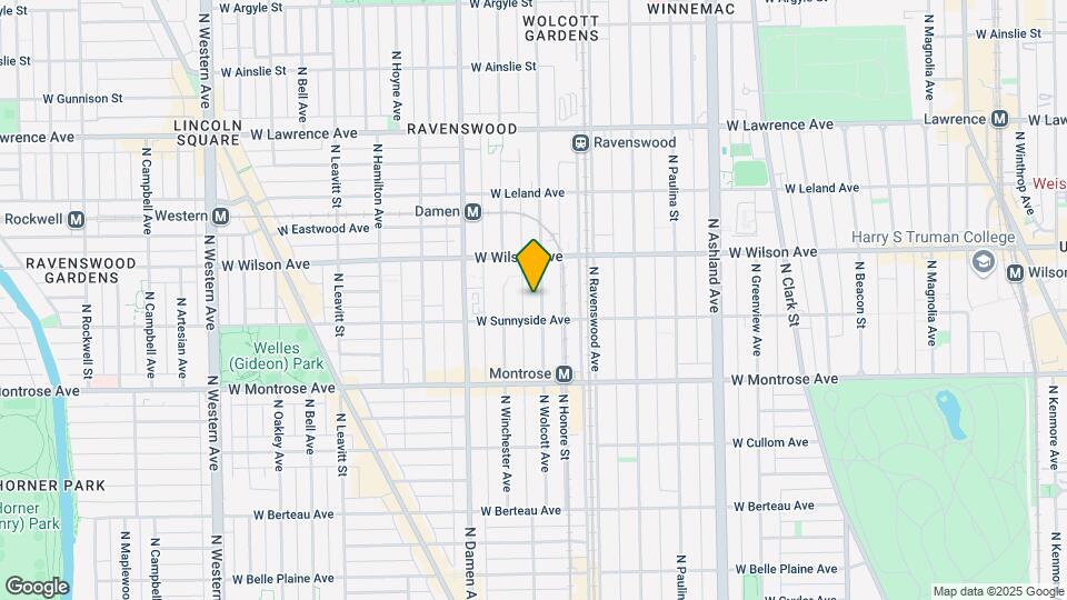 4514 N Wolcott Ave, Unit 2B Map and Location Details