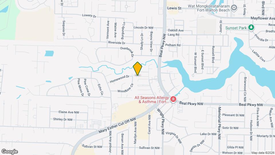 646 Virginia Oak Ct Map and Location Details