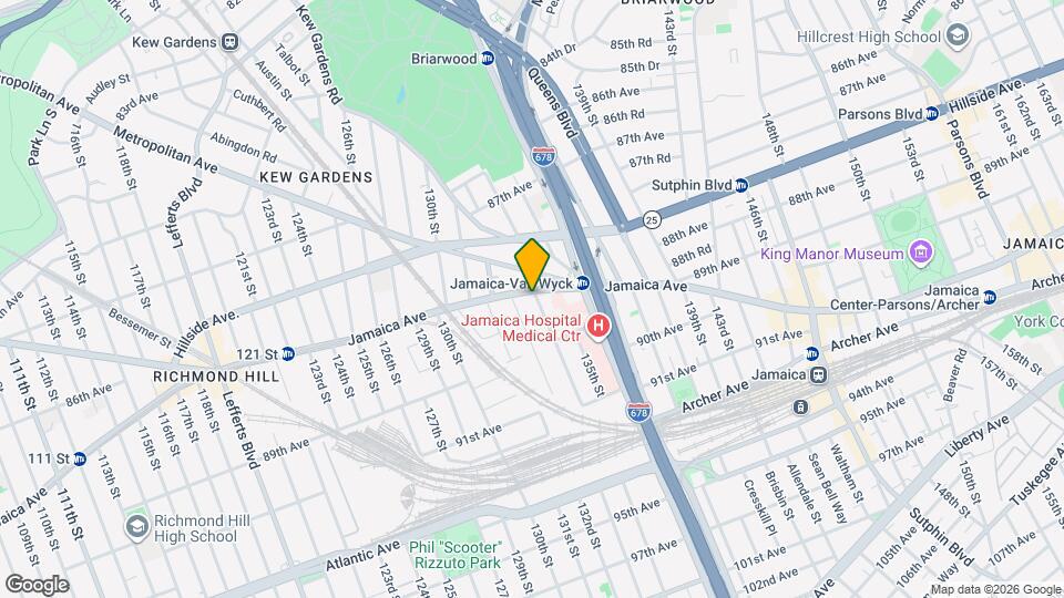 13318 Jamaica Ave, Unit Apt 1R Mapa y Detalles de la Ubicación