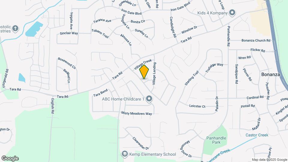 1100 Village Oaks Map and Location Details