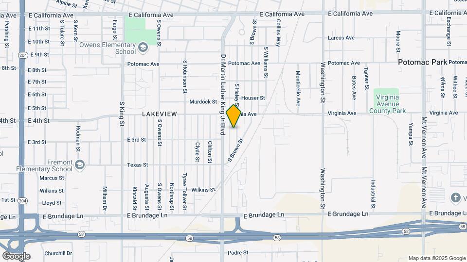 318 S Haley St Map and Location Details