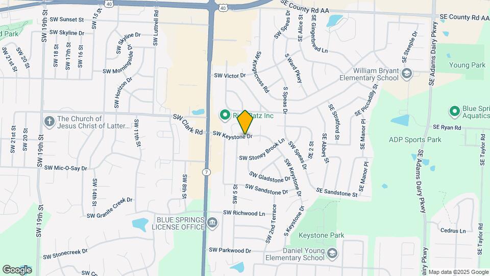 404 SW Keystone Dr Map and Location Details