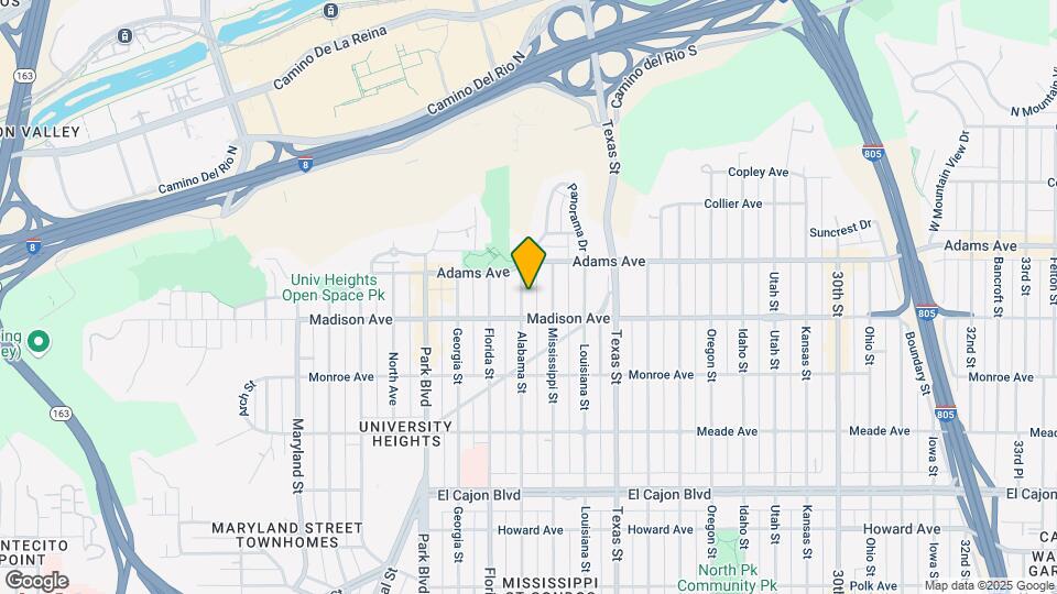 4635 Alabama St Map and Location Details