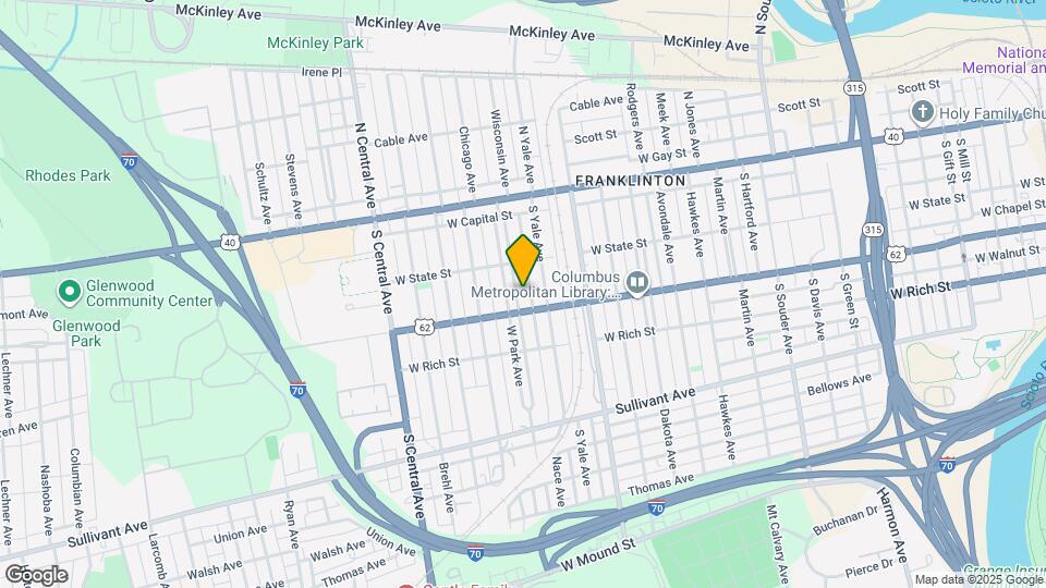 142-144-144 W Park Ave Map and Location Details