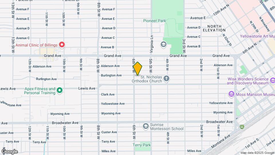540 Burlington Ave Map and Location Details