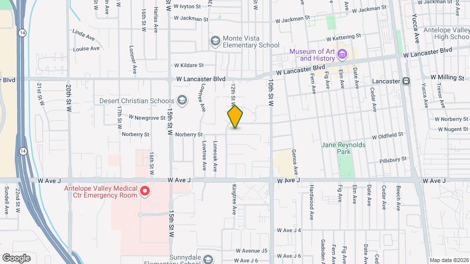 1127 Norberry St Map and Location Details