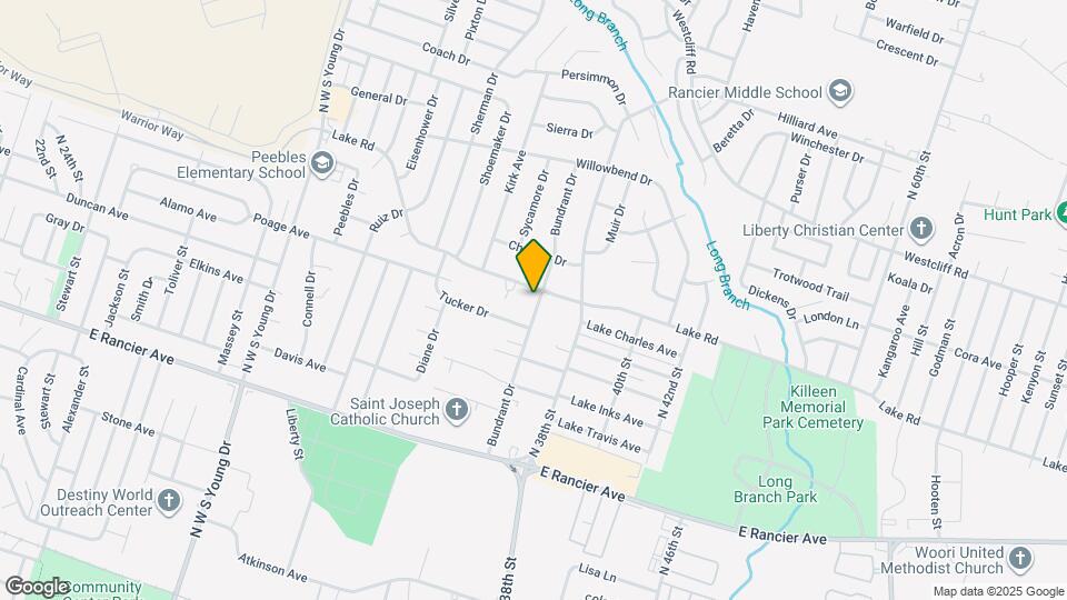 1509-1513 Bundrant Dr Map and Location Details