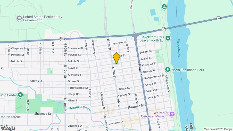 619 Kiowa St Map and Location Details