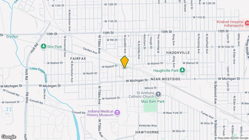545 N Goodlet Ave Map and Location Details