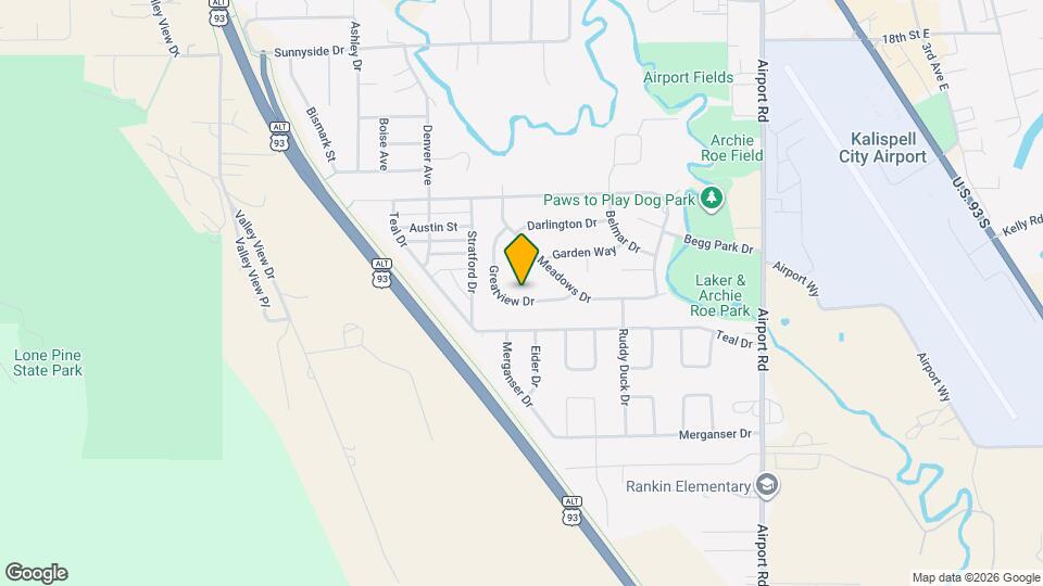 1975 Greatview Dr Map and Location Details