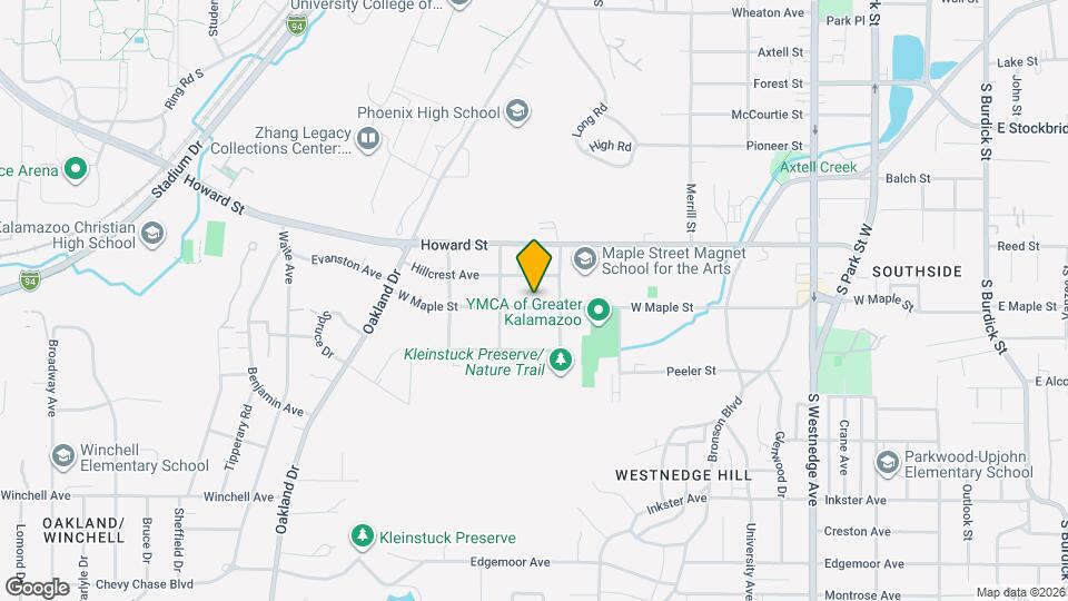 1120 W Maple St Map and Location Details