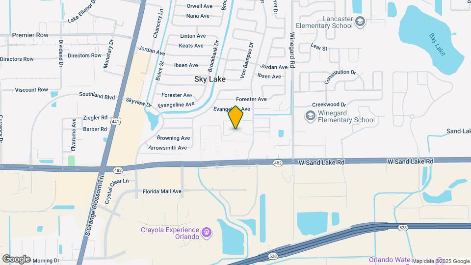 834 Sky Lake Cir Map and Location Details
